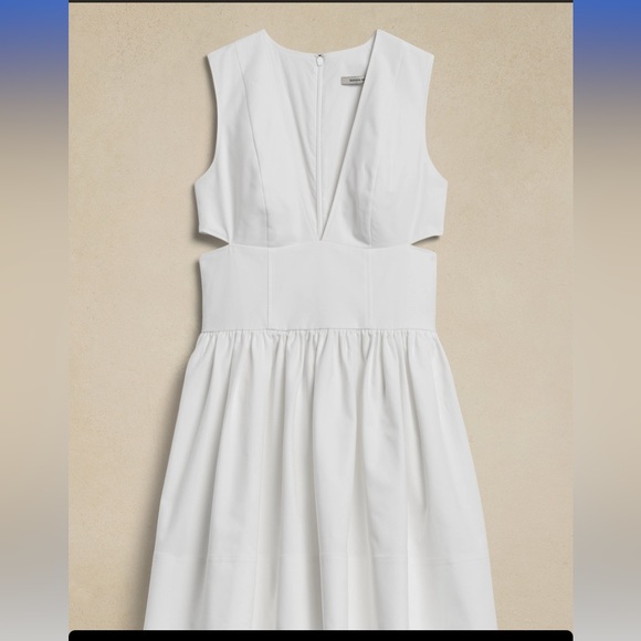 NWT BANANA REPUBLIC ANISA CUT-OUT MINI DRESS - Picture 4 of 6